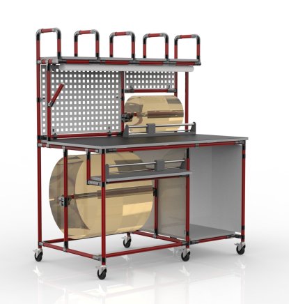 Universeller Packtisch 23020154, 2x Schneidegerät - 2