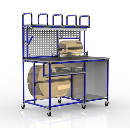 Universeller Packtisch 23020154, 2x Schneidegerät - 3