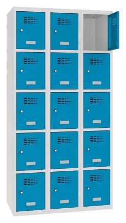 Schließfachschrank Sus 335 W, Breite 900 mm - 5