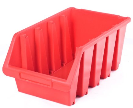 Sichtlagerkästen Ergobox 4 - Farbe rot