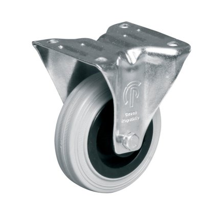 Graugummi-Rollen, Durchmesser 100, 125, 160 oder 200 mm - 1