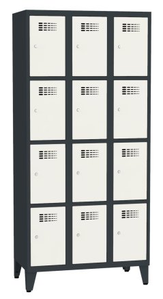 Schließfachschrank Sus 334 W, Breite 900 mm - 7