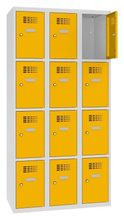 Schließfachschrank Sus 334 W, Breite 900 mm - 6