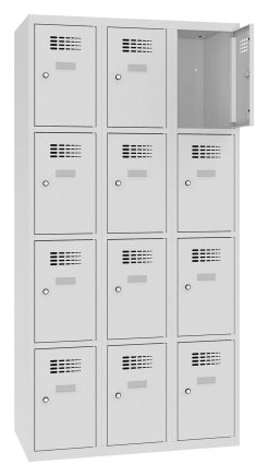 Schließfachschrank Sus 334 W, Breite 900 mm - 3