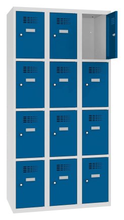 Schließfachschrank Sus 334 W, Breite 900 mm - 2
