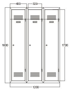 Garderobenschrank  A5090 - 2