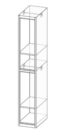 Garderobenschrank  XS32-18 - 4