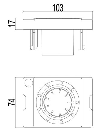 CNC-Werkzeugeinsatz ISO / SK 40, Größe E2 - 2