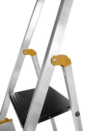 Stufenstehleiter DR-AL-D3-MAX, einseitig begehbar (3 Modelle) - 3