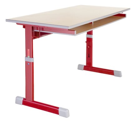 Schüler-Zweier-Tisch SRDDP, höhenverstellbar - 3