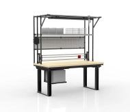 Elektrisch höhenverstellbarer Verpackungstisch mit Schneidvorrichtung 24102230