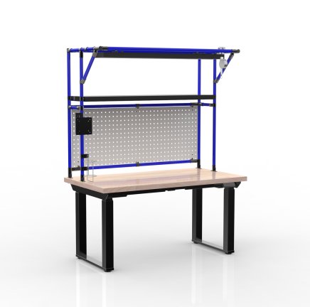 Elektrisch höhenverstellbarer Schreibtisch mit Aufsatz 24111933 - 3