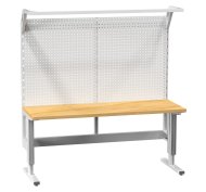 Elektrisch einstellbarer Tisch mit Aufbau (2 Modelle)