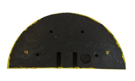 Abschlusselement für Fahrbahnschwellen 20 km/h, gelb - 4