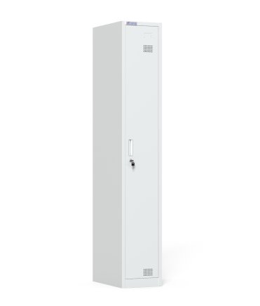 Einteiliger Metallkleiderschrank mit Zylinderschloss