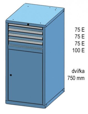 Schubladenschrank ZE 120-1 - 1