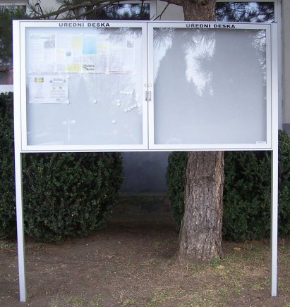 Infovitrine DXL120, doppelflügelig, beidseitig einsehbar, Tiefe 120 mm (2 Modelle) - 6