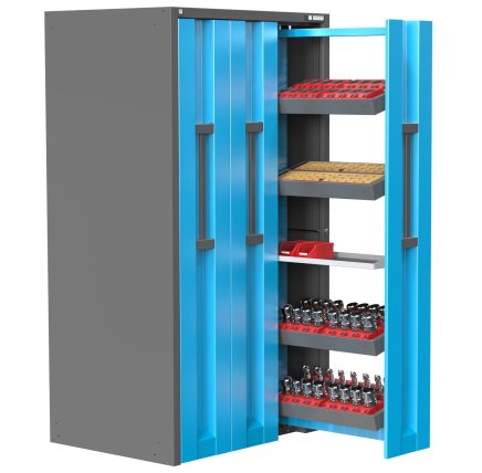 Vertikale Schränke mit ausziehbaren Türen und NC-Rahmen VSD2 - 2