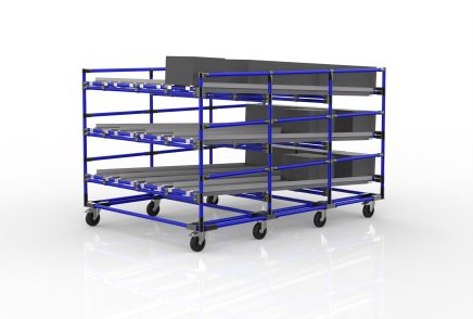 FIFO-Schwerkraftregal mit Rollen 22110953 - 3