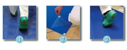 Reinraum-Klebematte Sticky Mat 81717248, blau - 1
