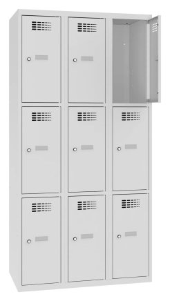 Schließfachschrank Sus 333 W, Breite 900 mm - 6