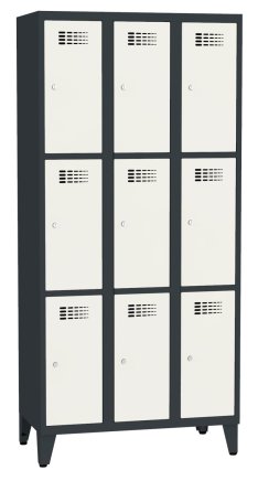 Schließfachschrank Sus 333 W, Breite 900 mm - 7