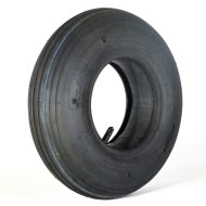 Schlauch + Reifen für Stapelkarren Räder 3.50-6