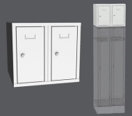 Garderobenschrank - Aufsatz SBS 22N2