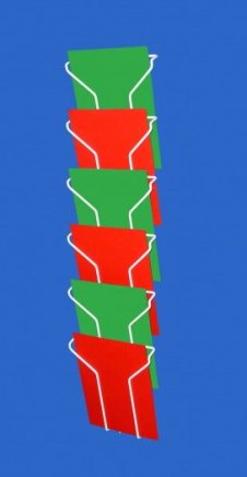 Prospekthalter 6 Fächer DIN A4