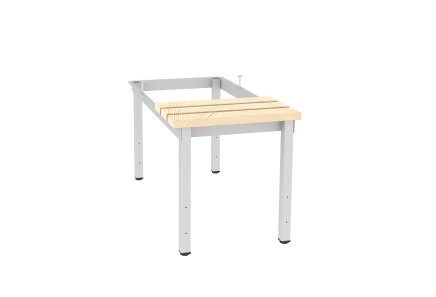 Untergebaute Economy Sitzbank mit Niveauausgleichsfüßen