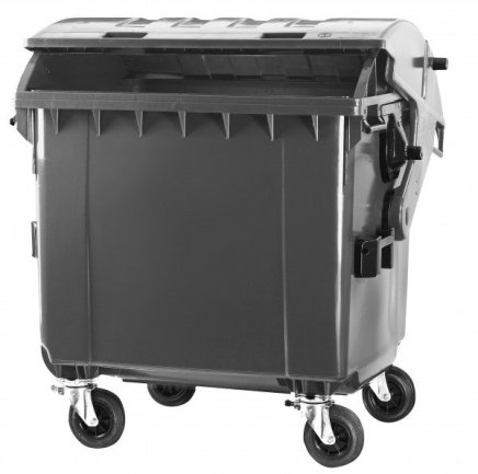 Müllgroßbehälter MGB 1100 Standard, aus Kunststoff - 1