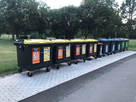 Müllgroßbehälter SPLIT LID - 5