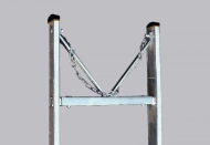 Leiterhalter „V“ Profil mit Kette 3055