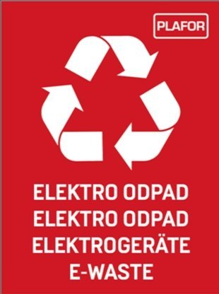 Abfallbehälter QUATRO 659-03, aus Kunststoff - 1