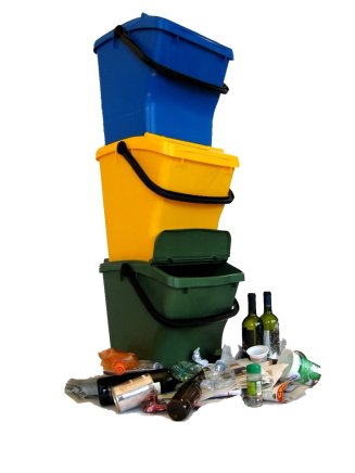 Mültrennbehälter Urba Plus - Farbe Gelb - 2