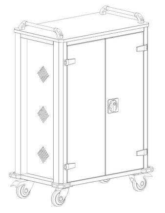 Tabletwagen WNT 33Q, 32 Abteile - 13