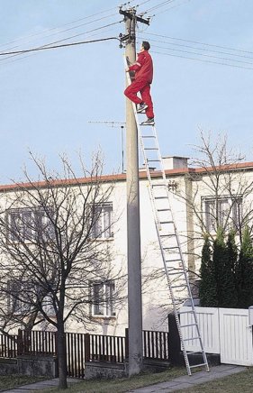 Schiebeleiter Forte 8712, 2-teilig, Breite 484 mm - 3