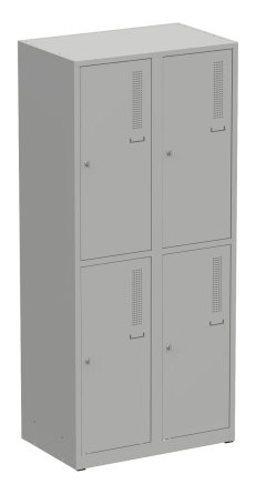 Garderobenschrank A82424W.2.09.2.4 , doppelstöckig