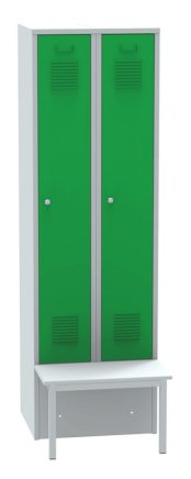 Garderobenschrank mit vorgebauter Sitzbank SALP32_A - 4