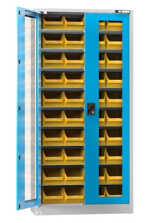 Werkstattschrank mt Sichtlagerkästen UK1-B11S