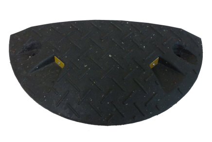 Abschlusselement für Fahrbahnschwellen 10 km/h, schwarz - 2