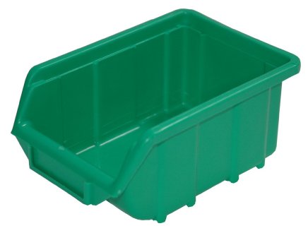 Sichtlagerkästen Ecobox small,  Farbe grün