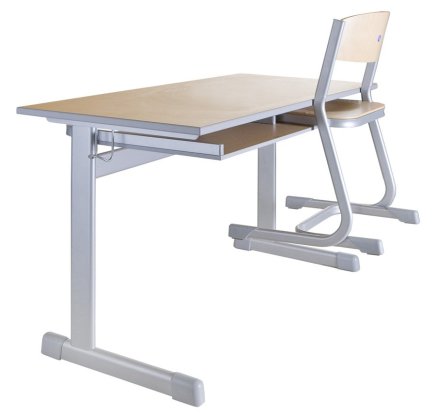 Schüler-Zweier-Tisch SUD (4 Modelle) - 5