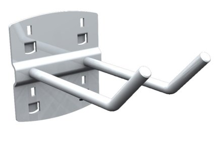 Werkzeughalter, doppelter Haken 45° QDN_24_05