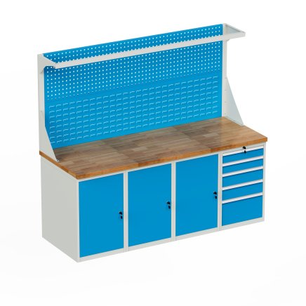 Werkbank mit Schubladenschrank HD_20DDD5_FP