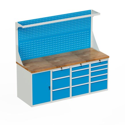 Werkbank mit Schubladenschrank HD_20D345_FP
