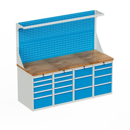 Werkbank mit Schubladenschrank HD_205534_FP