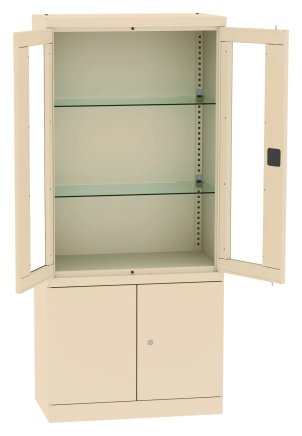 Schrank mit Glas- und Vollblechtüren Malow NSML 114 - 6