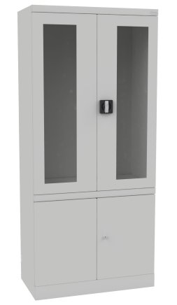 Schrank mit Glas- und Vollblechtüren Malow NSML 114 - 7