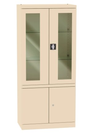 Schrank mit Glas- und Vollblechtüren Malow NSML 114 - 5